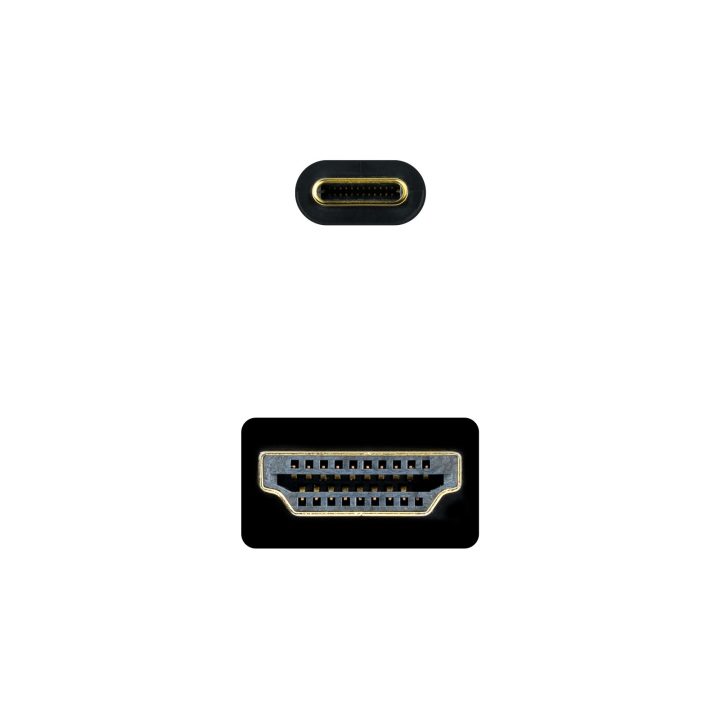 Nanocable USB-C to HDMI 1.4 4K@30Hz 1.8 m Converter Cable, Black