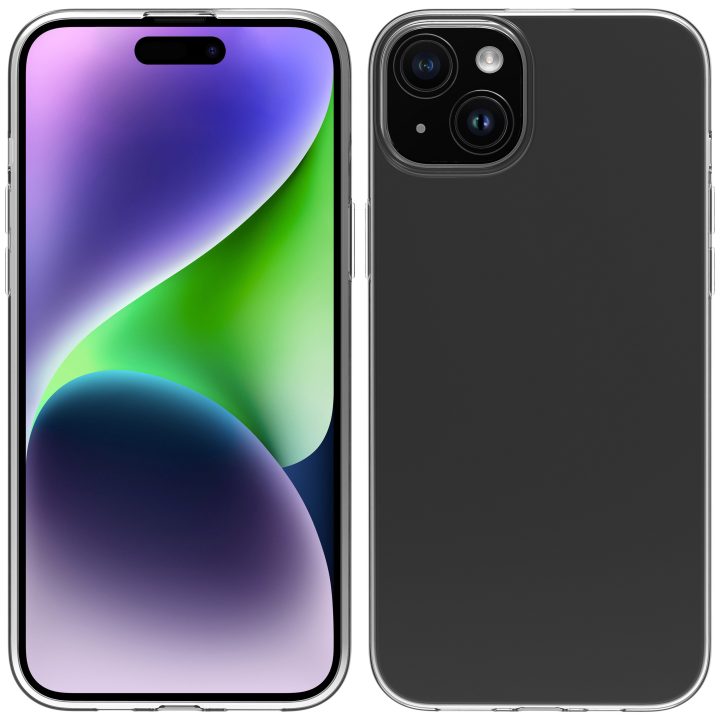 Muvit recycletek Case for Apple iPhone 15 Plus Transparent (MCCRS0465)