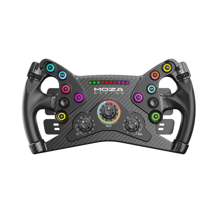 Moza Racing RS047 volante y comando Negro PC