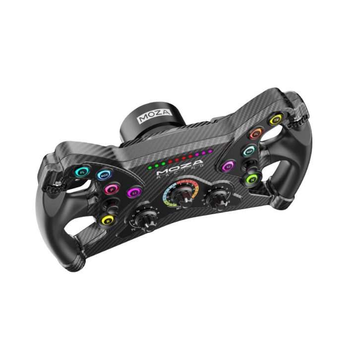 Moza Racing RS047 volante y comando Negro PC