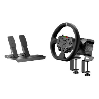 Moza Racing RS074 Steering Wheel and Pedals Set Black Bluetooth/USB PC