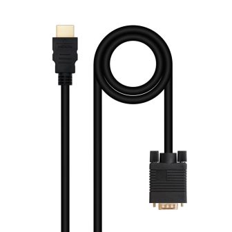Nanocable HDMI to VGA Converter Cable, 1.8 m, Black