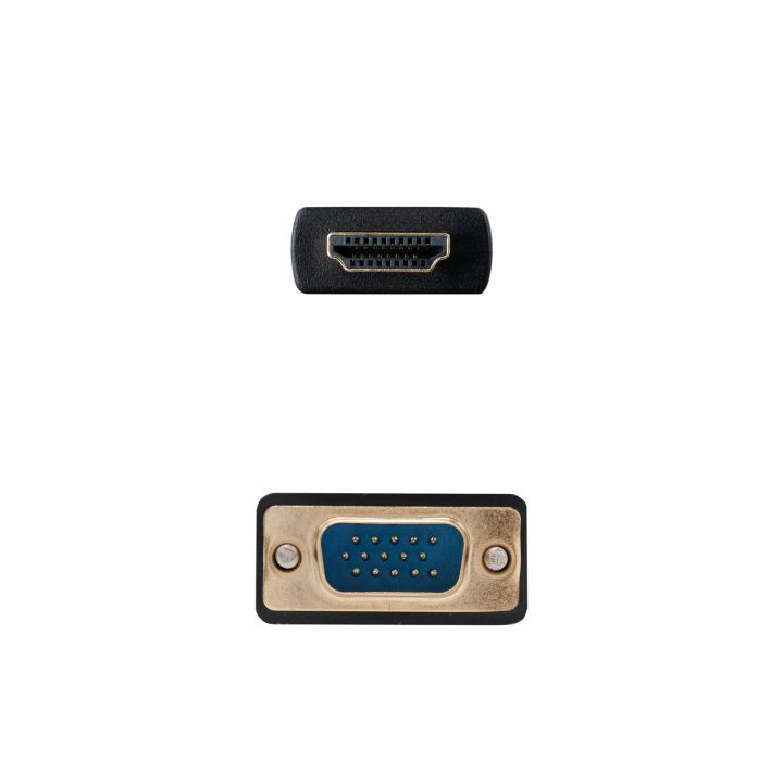 Nanocable HDMI to VGA Converter Cable, 1.8 m, Black