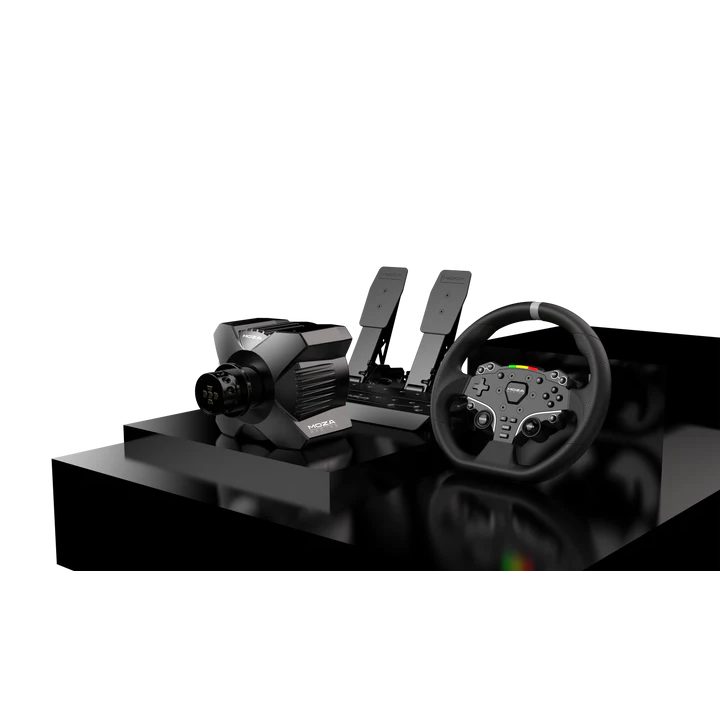 Moza Racing RS074 mando y volante Negro Bluetooth/USB Volante +…