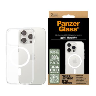 PanzerGlass ® HardCase Transparente c. MagSafe Branco Capa para…