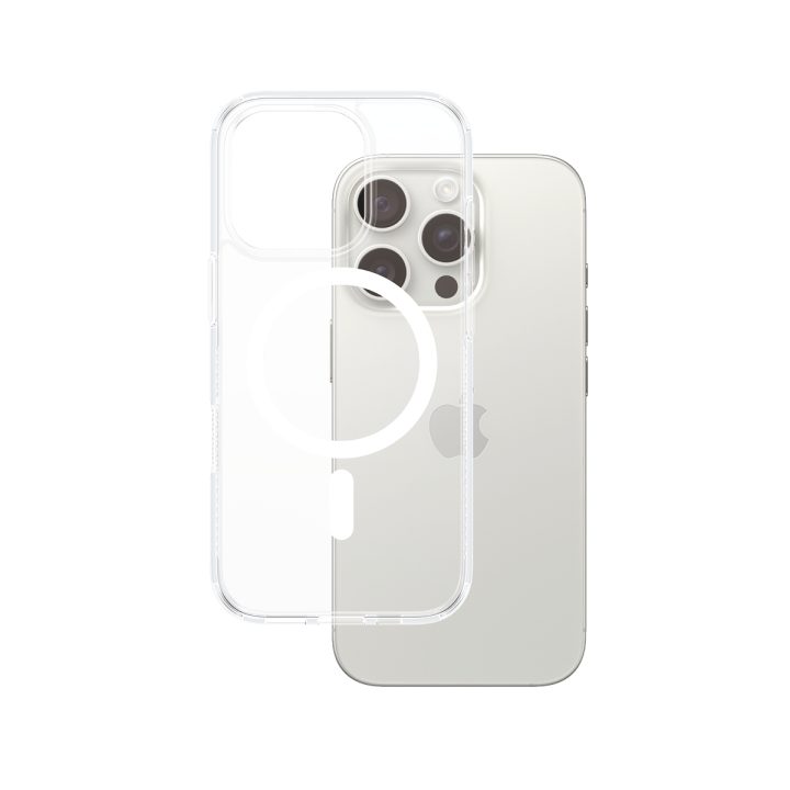 PanzerGlass ® HardCase Transparente c. MagSafe Branco Capa para…