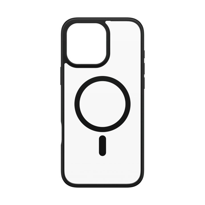 PanzerGlass ® HardCase Transparent w. Black MagSafe & Frame iPhone 16…