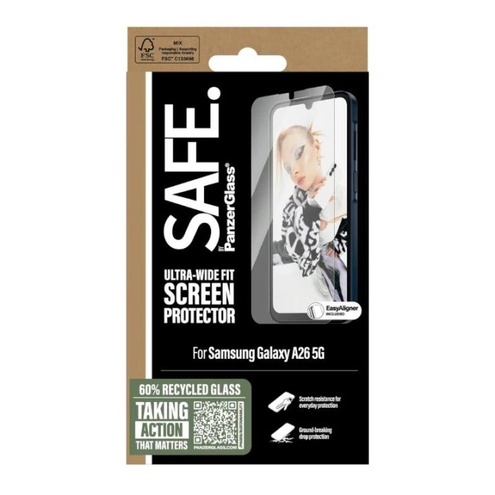 PanzerGlass SAFE. by ® Protetor de Ecrã Samsung Galaxy A26 5G |…