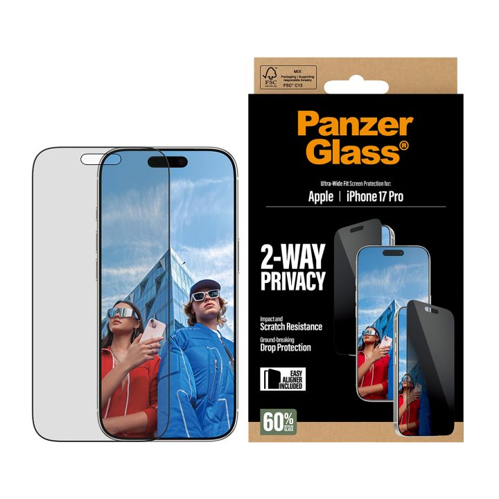 PanzerGlass ® 2-Way Privacy Screen Protector iPhone 17 Pro |…