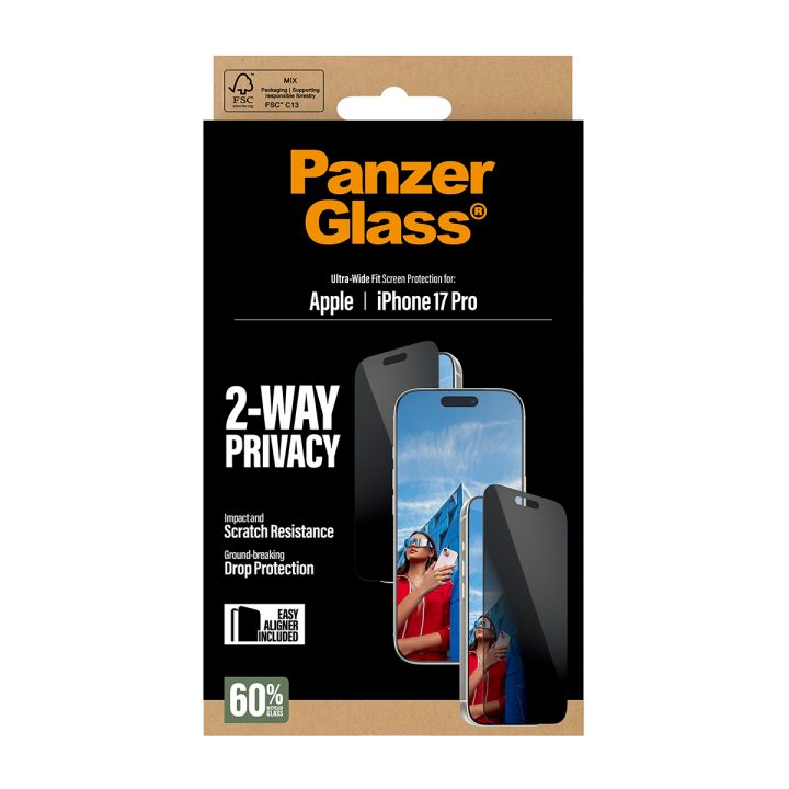 PanzerGlass ® 2-Way Privacy Screen Protector iPhone 17 Pro |…