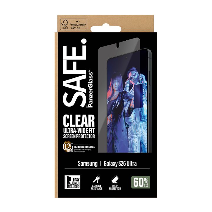 PanzerGlass SAFE. by ® Protetor de Ecrã Samsung Galaxy S26 Ultra |…
