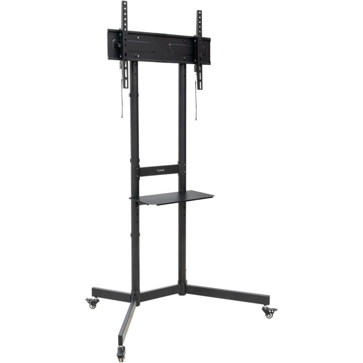 TooQ “KEFRÉN” Floor Stand with Wheels for 37”-70” Screens, Black
