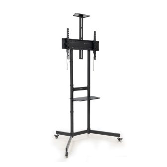 TooQ “NEFERTITI” Floor Stand with Wheels for 37”-70” Screens, Black