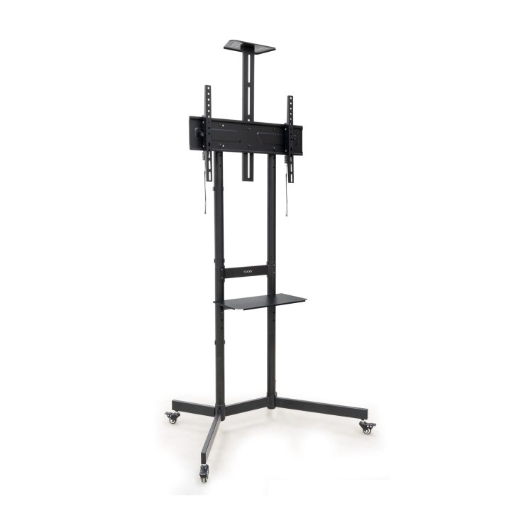 TooQ “NEFERTITI” Floor Stand with Wheels for 37”-70” Screens, Black