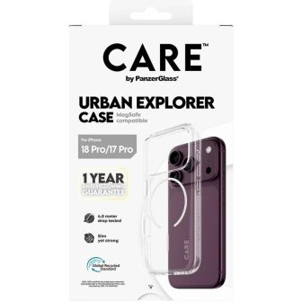 PanzerGlass CARE™ by ® Urban Explorer Case Transparent w. White…