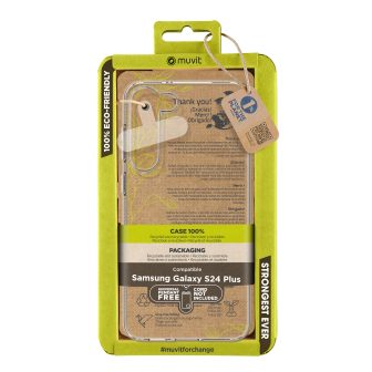 Muvit Recycletek Clear Case for Samsung Galaxy S24 Plus (MCCRS0506)