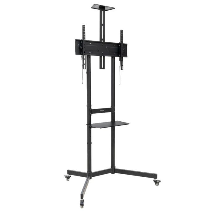 TooQ “NEFERTITI” Floor Stand with Wheels for 37”-70” Screens, Black