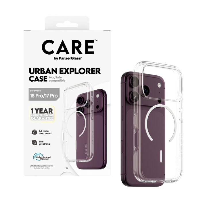 PanzerGlass CARE™ by ® Urban Explorer Case Transparent w. White…