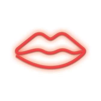 Lâmpada Forever neon LED lips red (RTV100207)