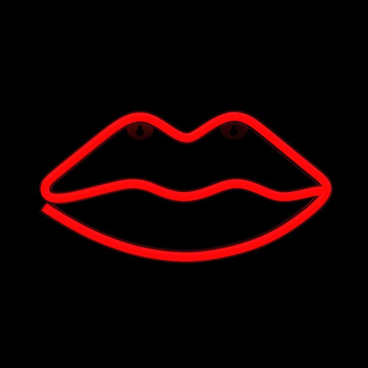 Forever neon LED lips red lamp (RTV100207)