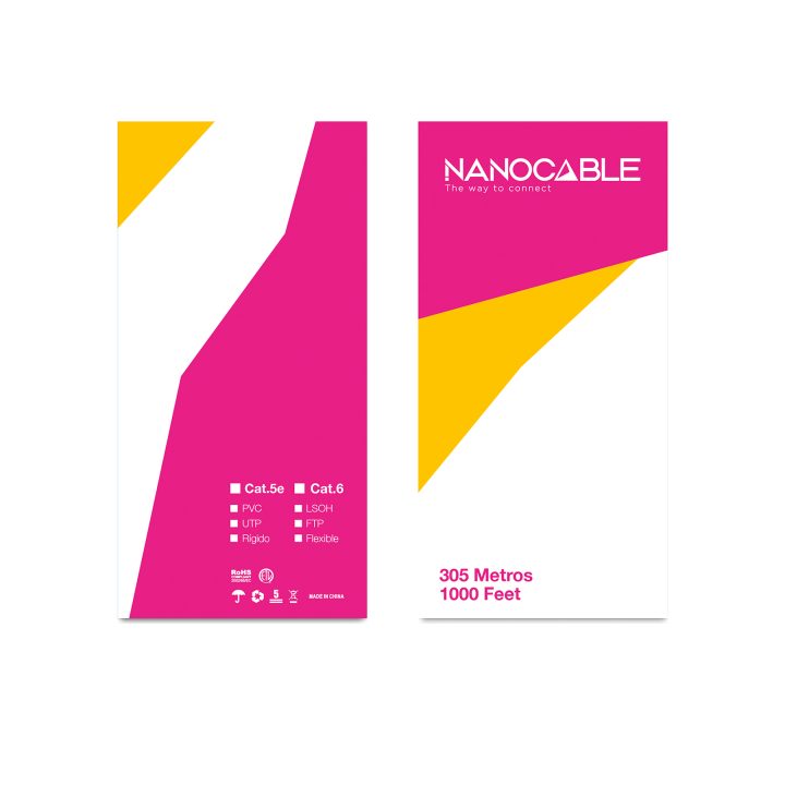 Nanocable CABLE DE REDE RJ45 CAT.6 FTP RÍGIDO AWG24, 305 M