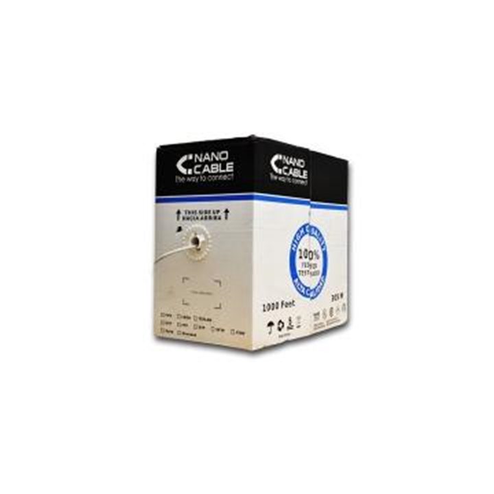 Nanocable CABLE RED RJ45 CAT.6 FTP RIGIDO AWG24, 305 M