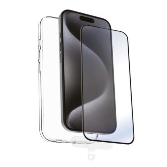 Funda Muvit recycletek para Apple iPhone 16 transparente + protector…