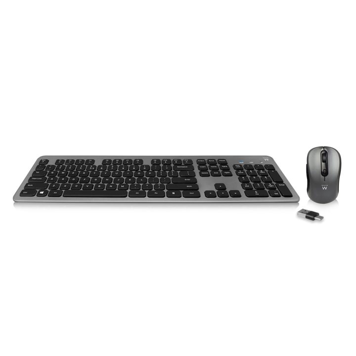 Ewent EW3272 teclado Ratón incluido Universal RF inalámbrico QWERTY…