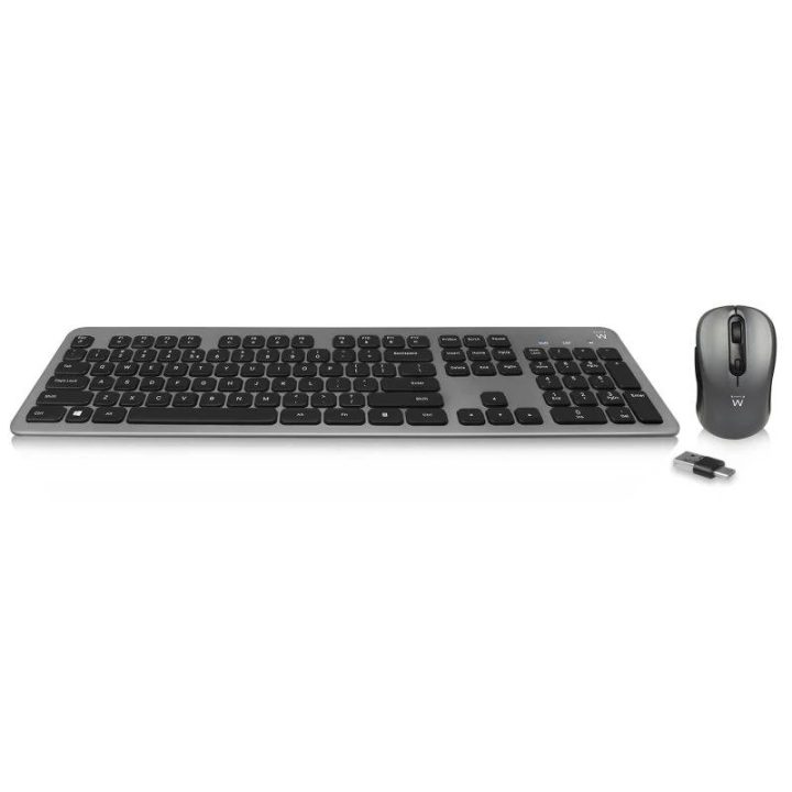 Ewent EW3272 Keyboard Mouse Included Universal RF Wireless QWERTY…