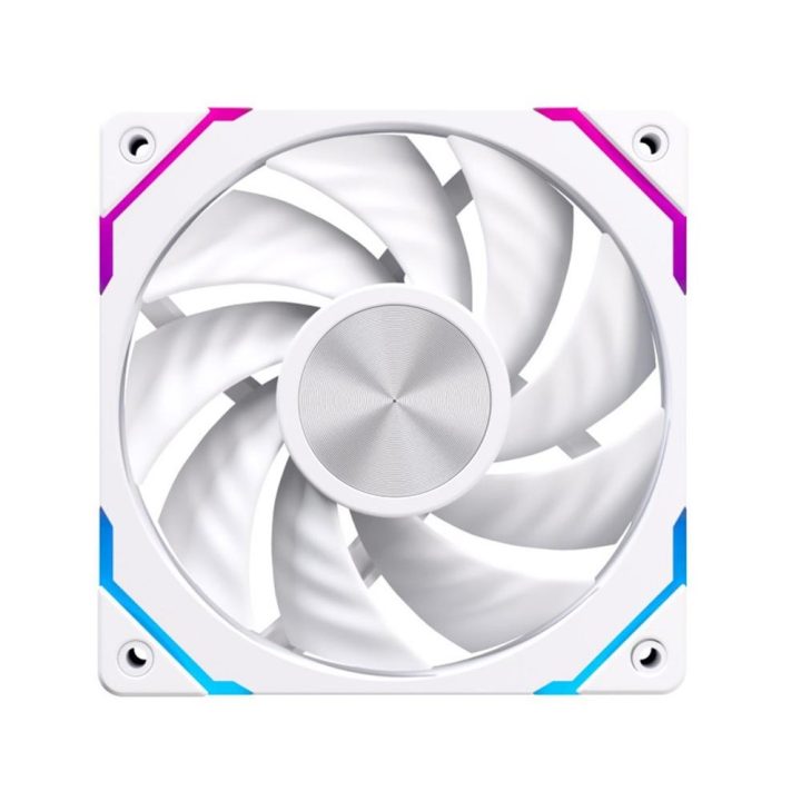 Ventilador de caixa Einarex EX12C ARGB 120mm branco (EXFN-12CS1-W)