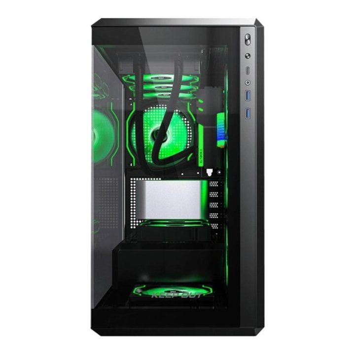 Keep Out Caixa M-ATX XC-905 Pro+ 4FANS HUB Type C