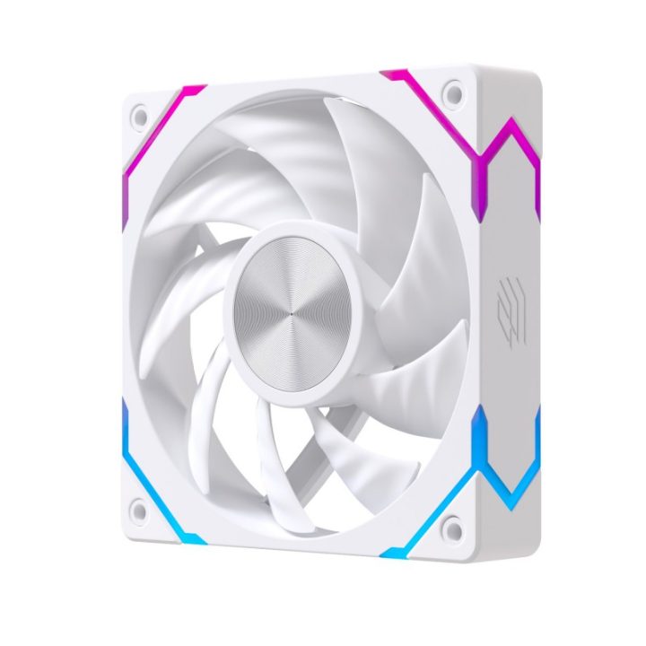 Einarex EX12C ARGB 120mm White Case Fan (EXFN-12CS1-W)