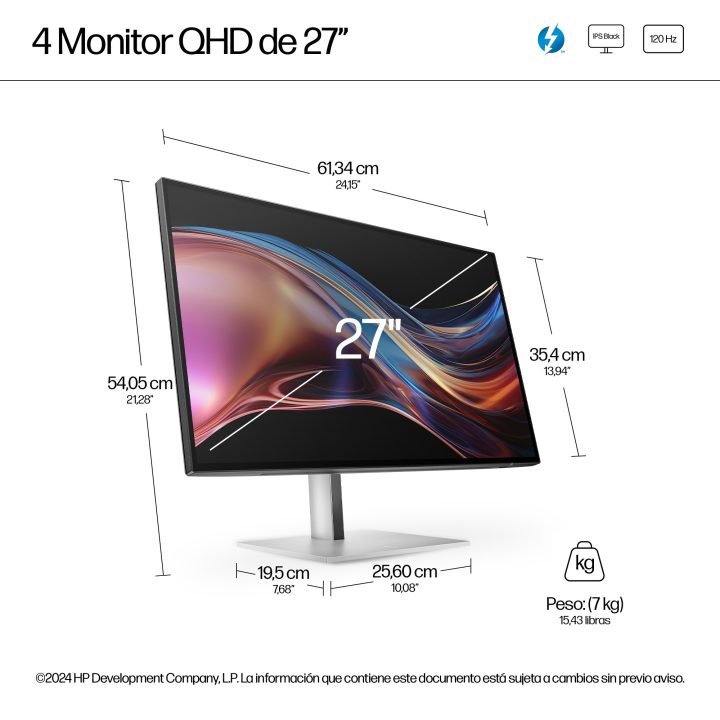 HP Series 7 Pro 27" QHD IPS Black