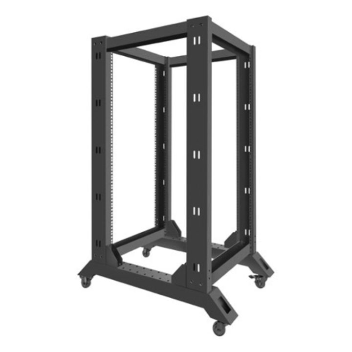 Lanberg Open Rack Cabinet 19-inch 22U - 600X800 Black (OR01-6822-B)