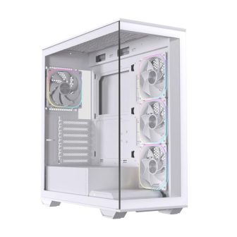 Caja ordenador gaming Einarex S700 RGB ATX cristal templado blanca…