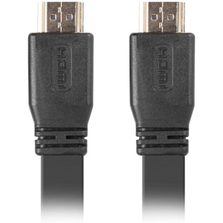 Cabo HDMI Lanberg macho-macho v2.0 4K plano 1m preto…