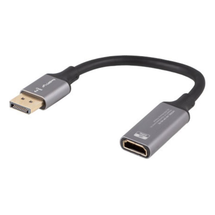 Adaptador 4K DisplayPort a HDMI Lanberg 20cm-macho-hembra…
