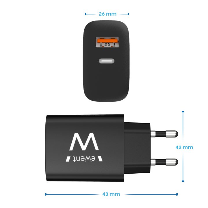 Ewent EW1319 carregador de dispositivo móvel Universal Preto Corrente…