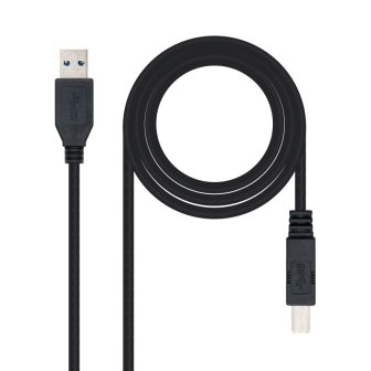 Nanocable 10.01.0802-BK cabo USB USB 3.2 Gen 1 (3.1 Gen 1) 2 m USB A…
