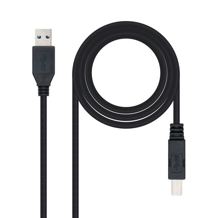 Nanocable 10.01.0802-BK cable USB USB 3.2 Gen 1 (3.1 Gen 1) 2 m USB A…