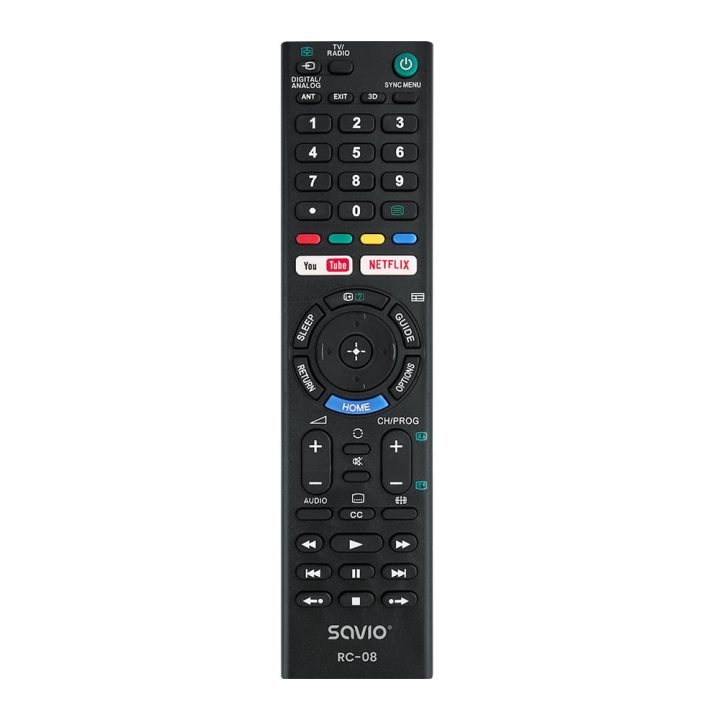 Comando de TV Savio RC-08 compatível com Sony Smart TV…