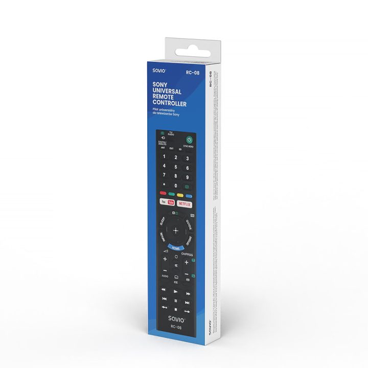 Comando de TV Savio RC-08 compatível com Sony Smart TV…