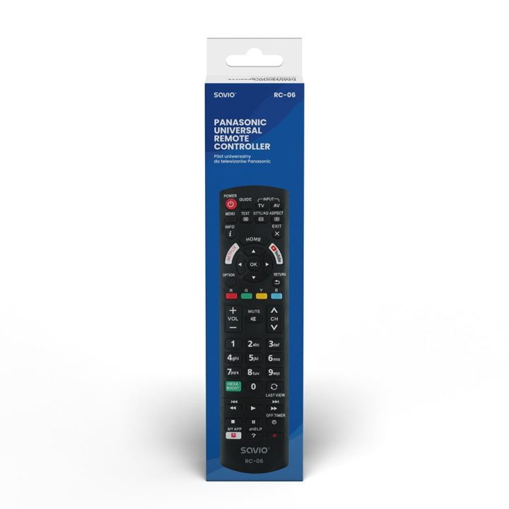 Savio RC-06 TV Remote Compatible with Panasonic Smart TV…
