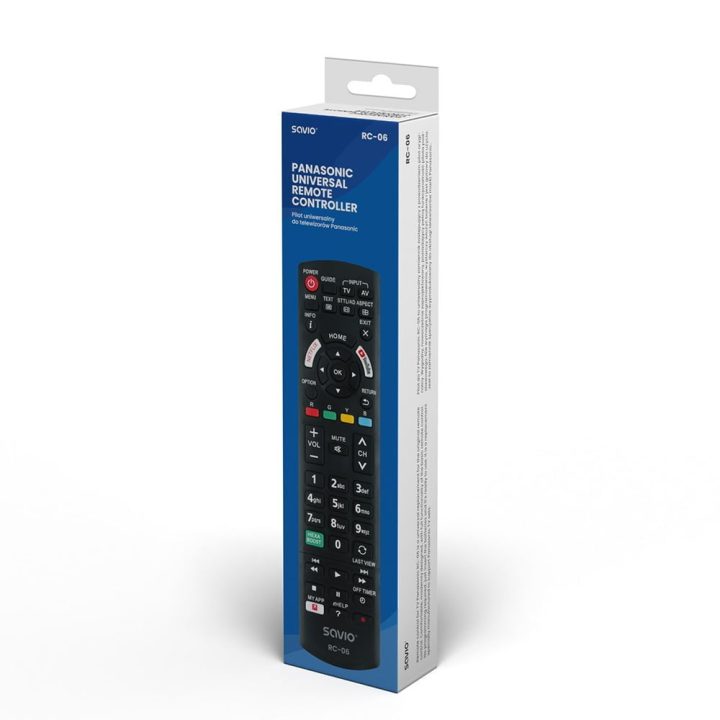 Savio RC-06 TV Remote Compatible with Panasonic Smart TV…