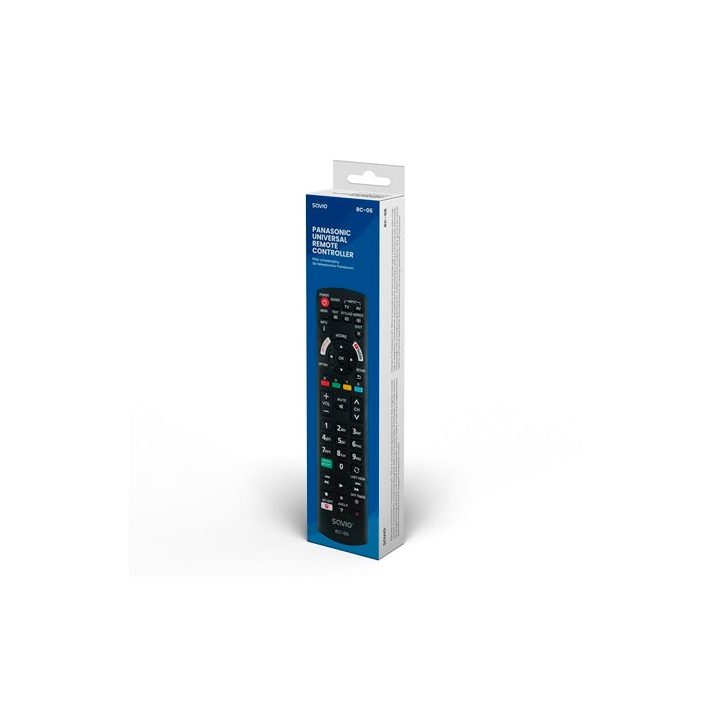 Comando de TV Savio RC-06 compatível com Smart TV Panasonic…