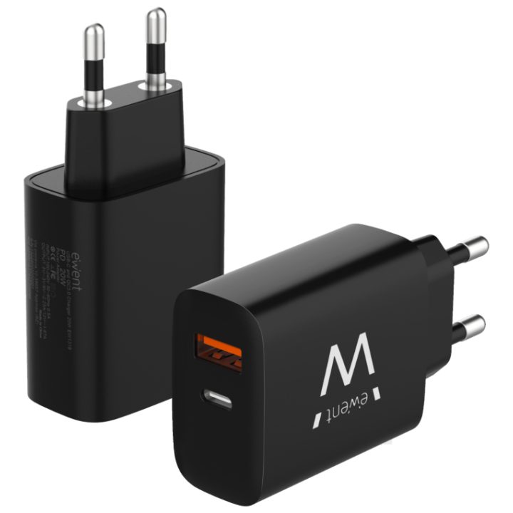 Ewent EW1319 Universal Mobile Device Charger Black AC Fast Charging…