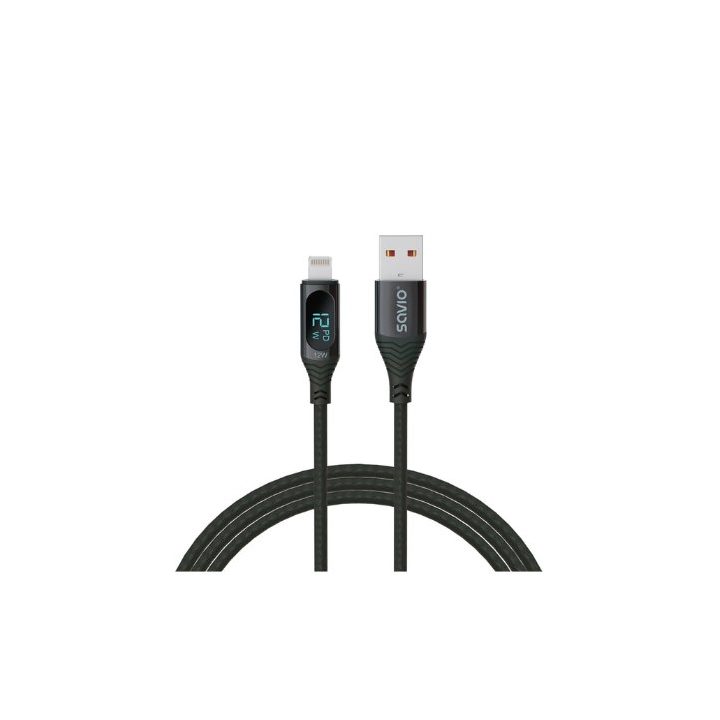 Cabo USB-C savio cl-173 preto USB-A 1 m