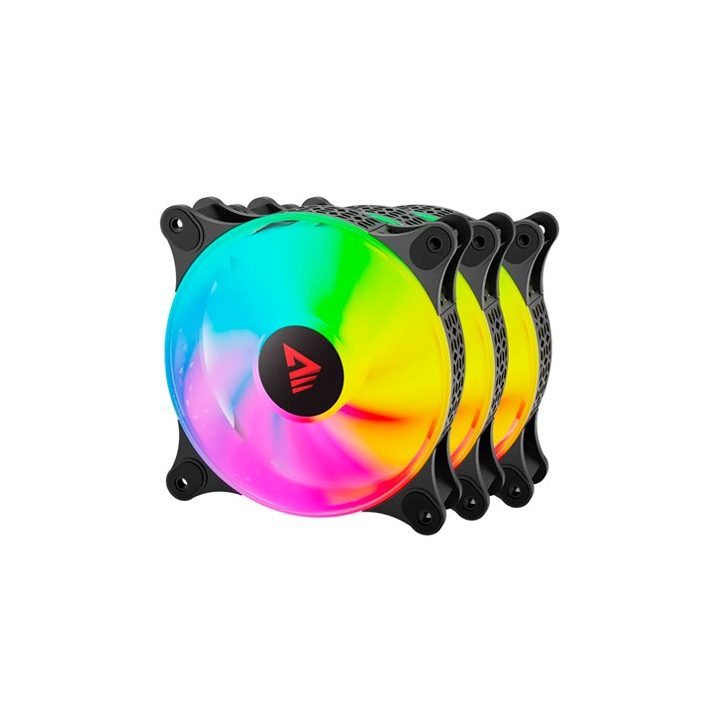Savio Blast ARGB 120x120 Fan Pack, 3 Units (SAVBLAST FAN SET)