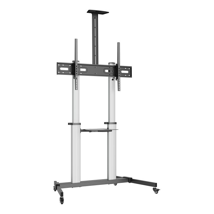 Ewent EW1592 TV Floor Stand 2.54 m (100") Black, Gray