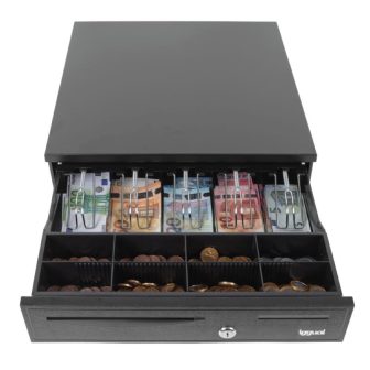 iggual IRON-50 Cash Drawer 42cm 5+8 Black